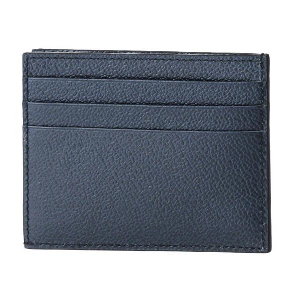 Prada Vitello Micro Grain Navy Triangle Logo Cardholder - Picture 5 of 7
